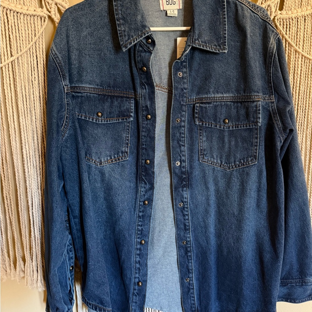 BDG Light Blue Denim Shirt